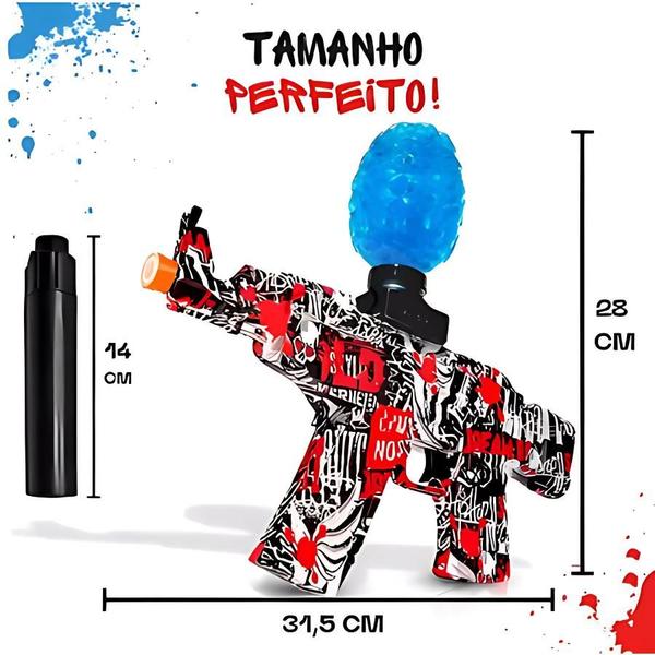 Lançador Infantil de Bolinhas de Gel com Disparo Automático - GOLDENMIX Imagem de Lançador Infantil de Bolinhas de Gel com Disparo Automático