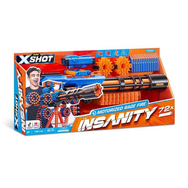 Imagem de Lancador Insanity Motorized Rage Fire 72 Dardos