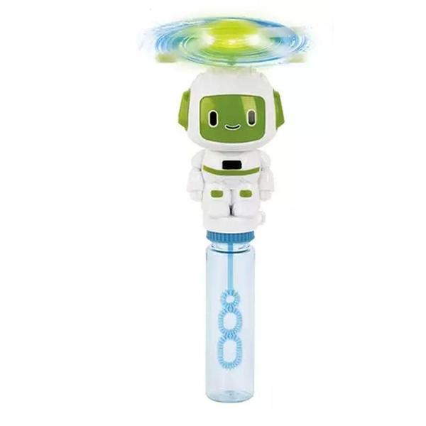 Lançador Mania de Bolha Robô DMT6527 Verde - Dm Toys Imagem de Lançador Mania de Bolha Robô DMT6527 Verde - Dm Toys