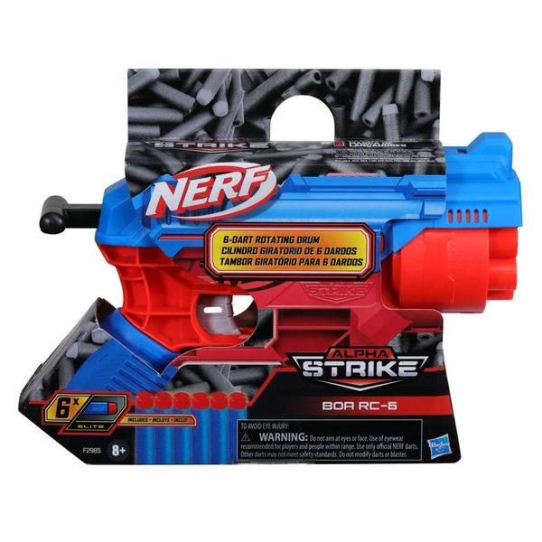 Imagem de Lançador Nerf Alpha Strike BOA RC-6 c/ 6 Dardos - Hasbro