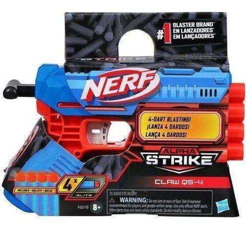 Imagem de Lancador Nerf Alpha Strike Claw QS-4 F2219 Hasbro