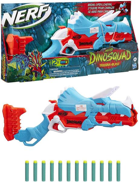 Imagem de Lançador Nerf Dinosquad Tricera Blast - Hasbro F0804