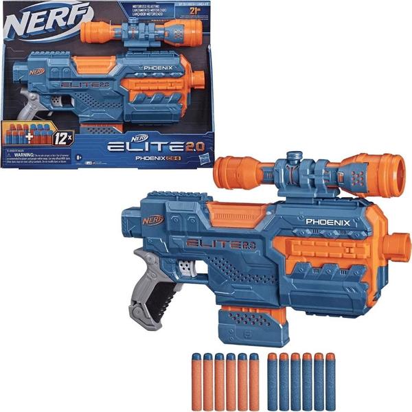 Imagem de Lançador Nerf Elite 2.0 Phoenix Cs 6 Hasbro Original E9962