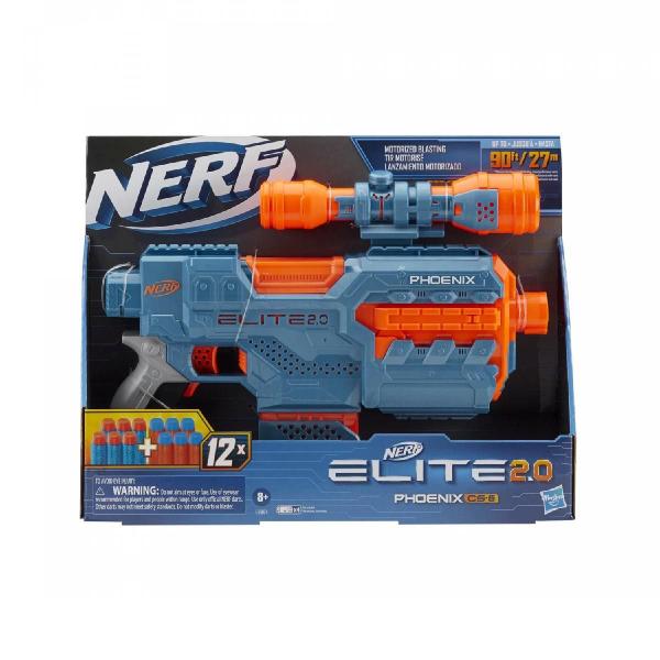 Imagem de Lançador Nerf Elite 2.0 Phoenix Cs 6 Hasbro Original E9962