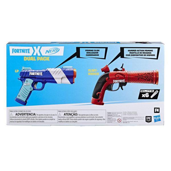 Imagem de Lancador nerf fortnite dual pack - hasbro f6244