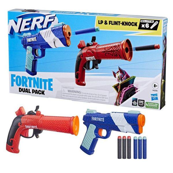 Imagem de Lancador nerf fortnite dual pack - hasbro f6244