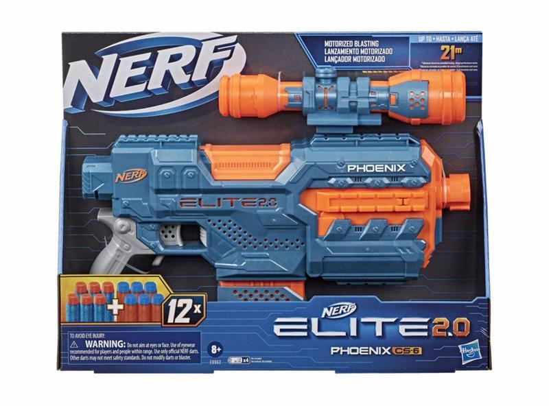 Imagem de Lançador Nerf Motorizado Phoenix CS-6 Elite 2.0 - Hasbro