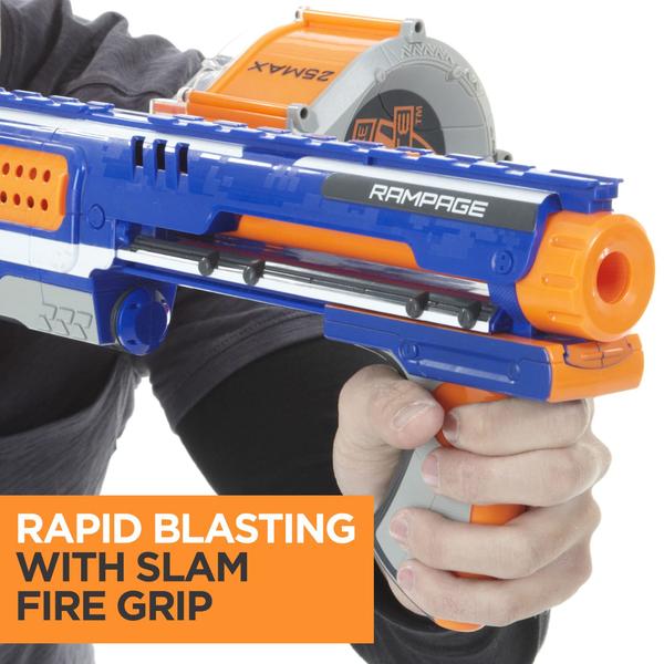 Lançador Nerf Rampage N-Strike Elite com Tambor de 25 Dardos