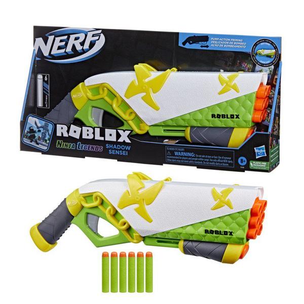 Lancador nerf roblox ninja l shadow sensei - hasbro f5486 Imagem de Lancador nerf roblox ninja l shadow sensei - hasbro f5486