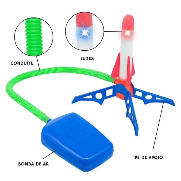 Lançador Radical de Pedal Foguete com Luzes Zoop Toys Imagem de Lançador Radical de Pedal Foguete com Luzes Zoop Toys