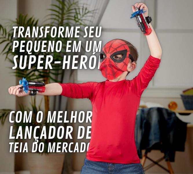 Imagem de Lançador Teia Dardos Homem Aranha Presente Menino Brinquedo