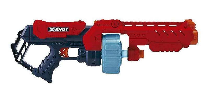 Lancador X-Shot Red- Turbo Fire - Candide Imagem de Lancador X-Shot Red- Turbo Fire
