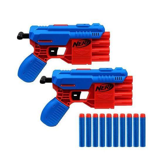 Lançadores de Dardos Nerf Alpha Strike Claw Dual QS-4 Hasbro Imagem de Lançadores de Dardos Nerf Alpha Strike Claw Dual QS-4 Hasbro