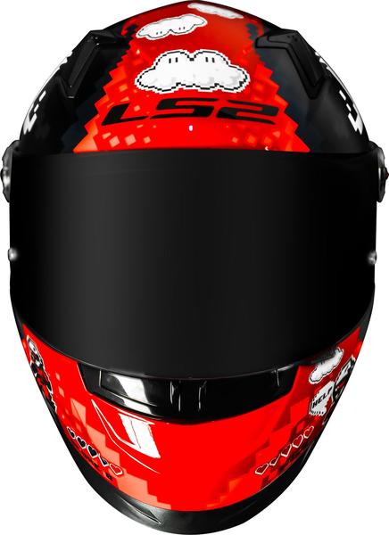 Lançamento Capacete Ls2 Ff358 Bullet Black Red Preto Vermelho Imagem de Lançamento Capacete Ls2 Ff358 Bullet Black Red Preto Vermelho
