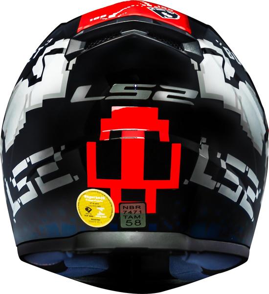 Lançamento Capacete Ls2 Ff358 Bullet Black Red Preto Vermelho Imagem de Lançamento Capacete Ls2 Ff358 Bullet Black Red Preto Vermelho