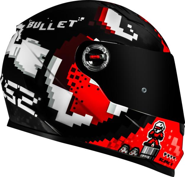 Lançamento Capacete Ls2 Ff358 Bullet Black Red Preto Vermelho Imagem de Lançamento Capacete Ls2 Ff358 Bullet Black Red Preto Vermelho