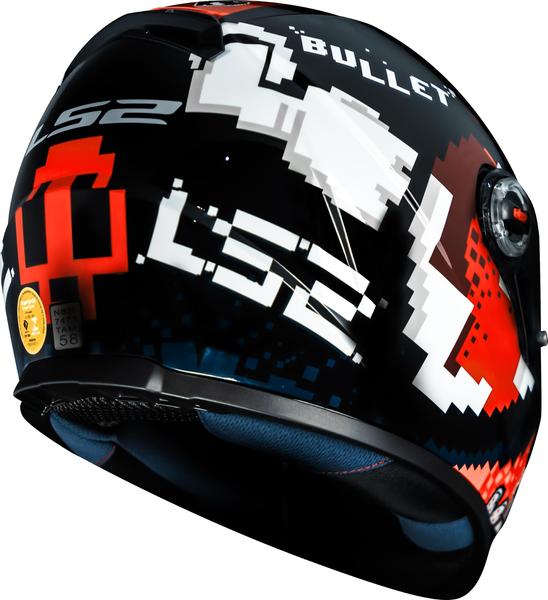 Imagem de Lançamento Capacete Ls2 Ff358 Bullet Black Red Preto Vermelho