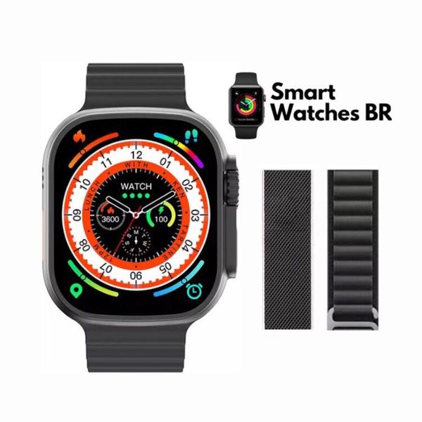 Imagem de Lançamento Smartwatch W68 Ultra Séries 8 Nfc 49mm + 2 pulseiras