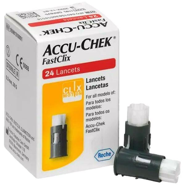 Imagem de Lancetas Accu-Chek Fastclix C/ 24 Unidades