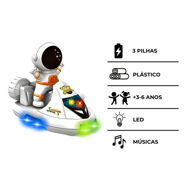 Imagem de Lancha Espacial Brinquedo com Luz e Som