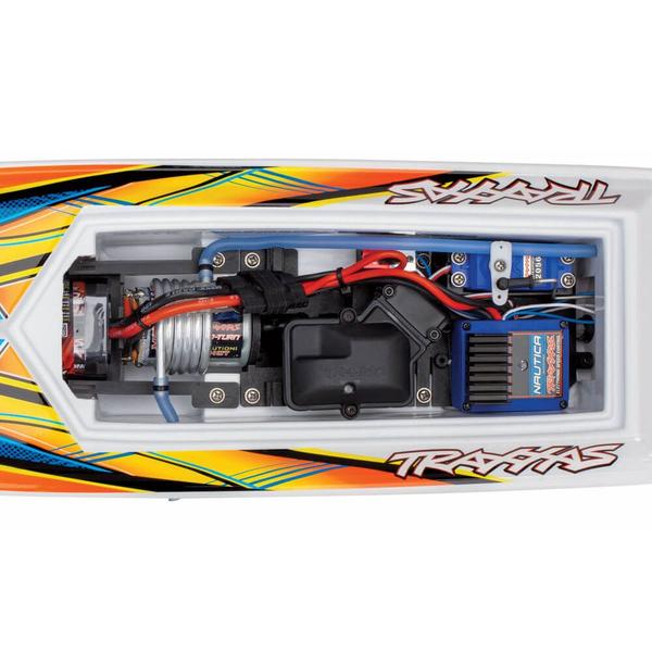 Imagem de Lancha Nautimodelo Traxxas Blast Race Boat RTR Completa