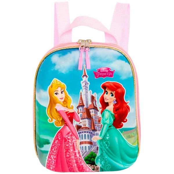 Imagem de Lancheira 3D Infantil - Disney-Princesas - Castelo - Maxtoy