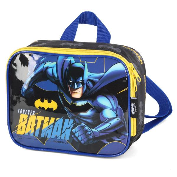 Imagem de Lancheira Batman Térmica Escolar Infantil Merendeira Luxcel Azul