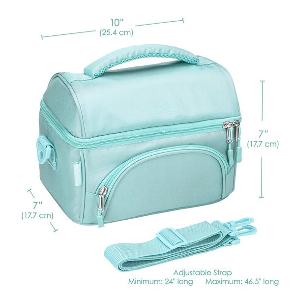 Imagem de Lancheira Bentgo Deluxe Durable Isolated Coastal Aqua