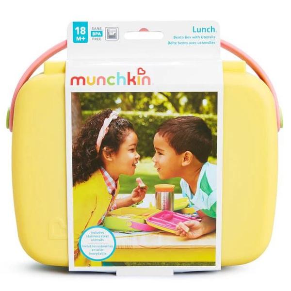 Imagem de Lancheira Bento Box Munchkin Rosa Infantil 