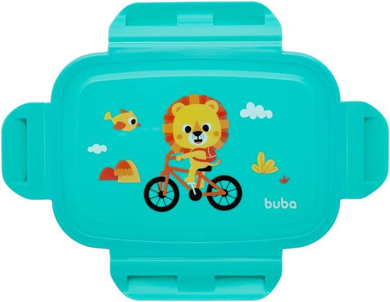 Imagem de Lancheira Bento Box Pote Inox Infantil Com Divisória Buba