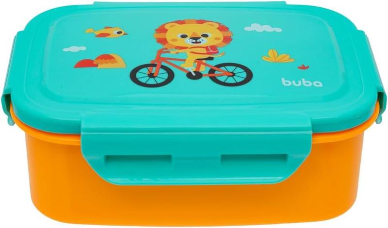 Imagem de Lancheira Bento Box Pote Inox Infantil Com Divisória Buba