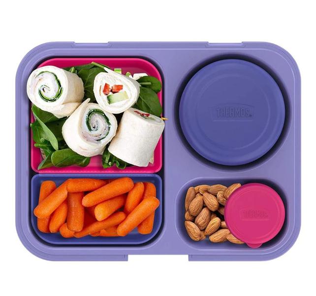 Imagem de Lancheira Bento Box Thermos Lilás 8Pçs