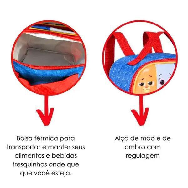 Imagem de Lancheira Bolofofos Bebê Creche Escolinha Passeio Tam P