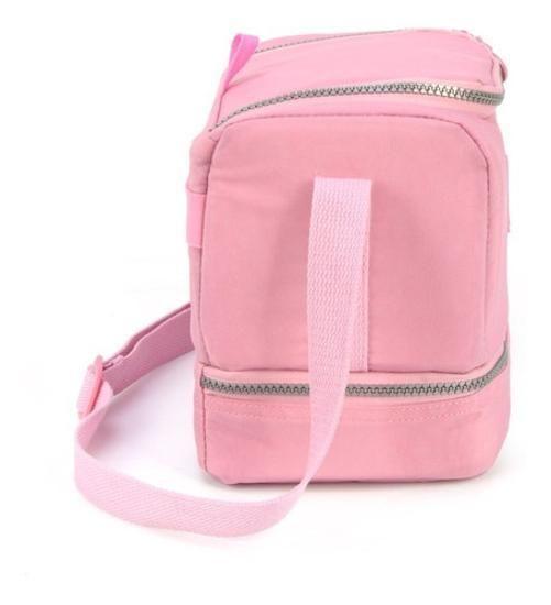 Imagem de Lancheira Bolsa Térmica Escolar Crinkle Up4You - Rosa