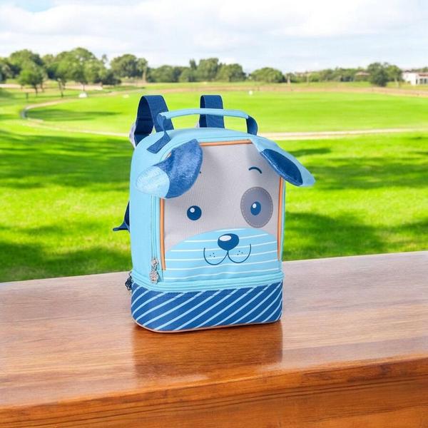 Imagem de Lancheira Bolsa Térmica Inf.Cachorro Azul 9" -Clio Pets 2025