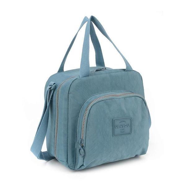 Imagem de Lancheira Bolsa Térmica Up4You Crinkle Tactel Azul