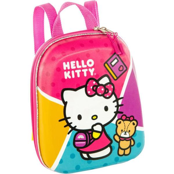 Imagem de Lancheira Costas 3D Hello Kitty Impermeável Infantil Escolar