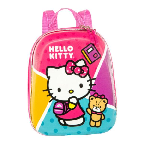 Imagem de Lancheira Costas 3D Hello Kitty Impermeável Infantil Escolar