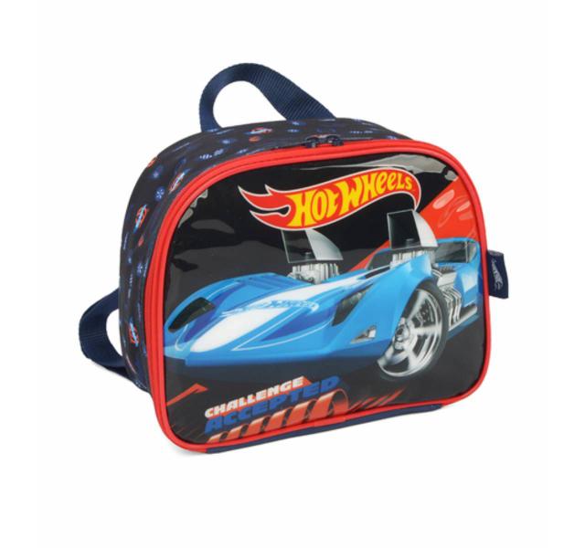 Imagem de Lancheira Costas Hot Wheels Meninos Escolar Infantil