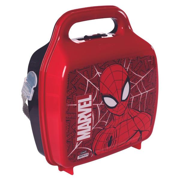 Imagem de Lancheira de plástico Homem Aranha Plasutil ref. 6573