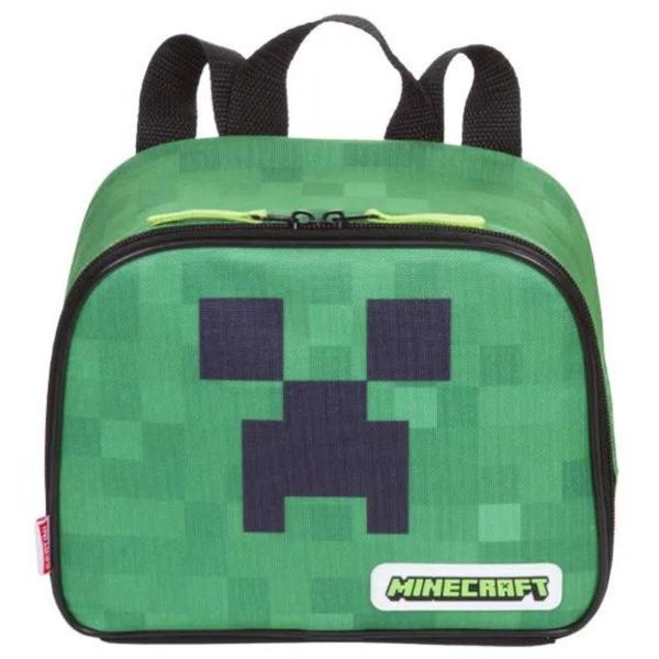 Imagem de Lancheira Escolar Infantil Creeper Minecraft Oficial Sestini