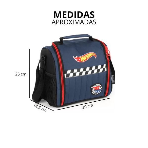 Lancheira Escolar Infantil Hot Wheels Térmica - Luxcel - Maxlog Importacao e Exportacao Imagem de Lancheira Escolar Infantil Hot Wheels Térmica - Luxcel