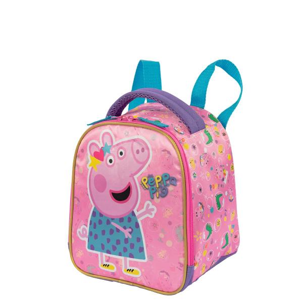 Imagem de Lancheira Escolar Infantil Peppa Pig X Dots Sestini 066219