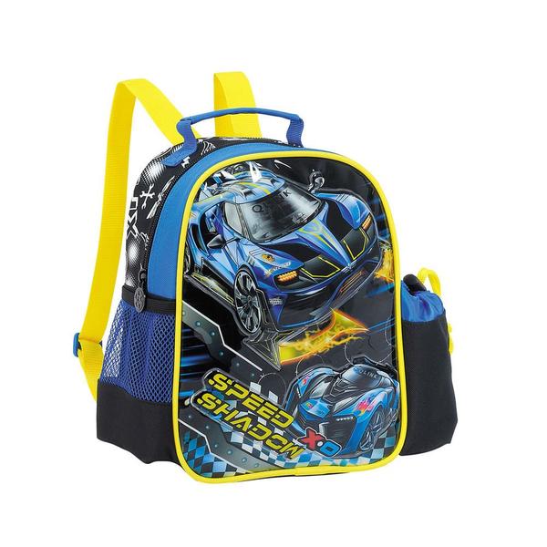 Imagem de Lancheira Escolar Infantil Speed Shadow - CBFS-8704B - Fuseco - AZUL/AMARELO