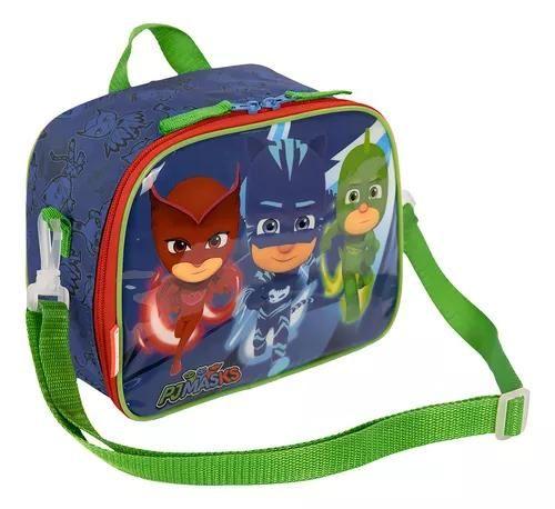 Imagem de Lancheira Escolar Sestini Pj Masks Plus Azul Tamanho Único