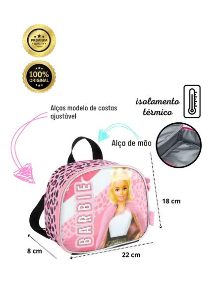 Imagem de Lancheira Escolar Térmica Barbie 