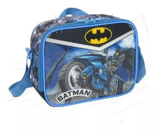 Imagem de Lancheira Escolar Térmica Infantil Batman LA37923 Cor:Azul