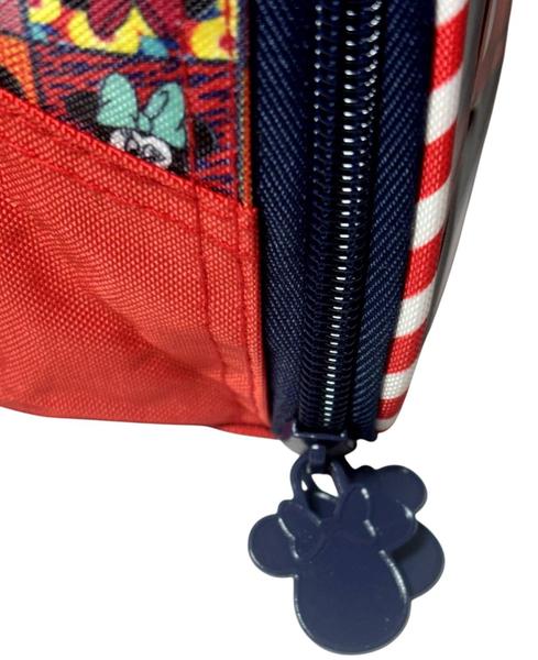 Imagem de Lancheira Escolar Térmica Infantil Personagem Menina Minnie Mouse  Vermelho E Azul  Disney  Xeryus