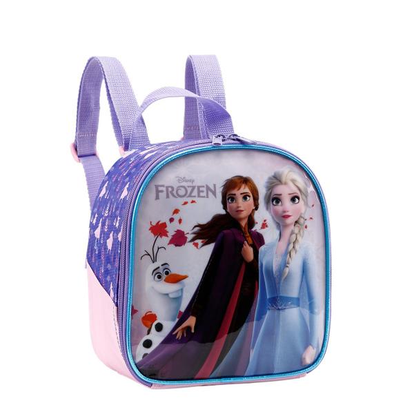 Imagem de Lancheira Frozen Elsa Bolsa Térmica Mochila Escolar Infantil