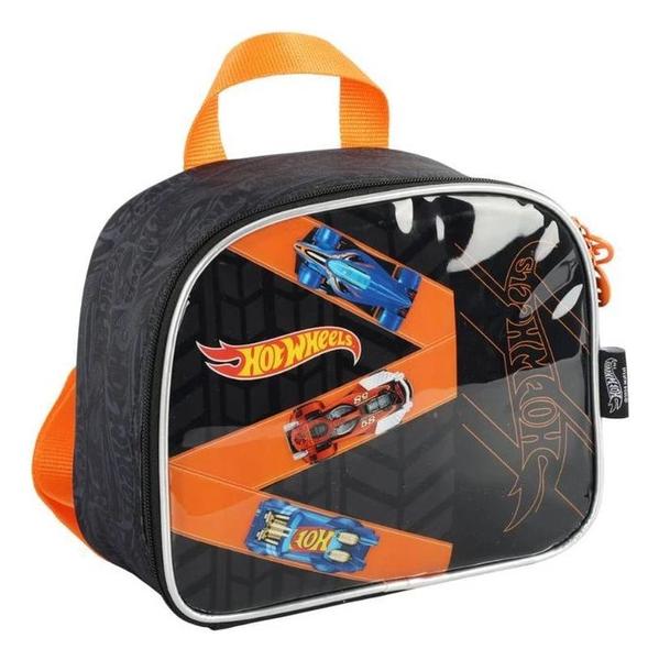 Imagem de Lancheira Hot Wheels Térmica Infantil Masculina Escolar 2025